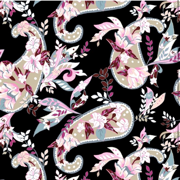 NWT Vera Bradley Women's Cotton Glenna Satchel Purse - botanical Paisley - Picture 4 of 4